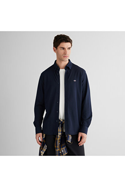 Gant Erkek Lacivert Regular Fit Gömlek