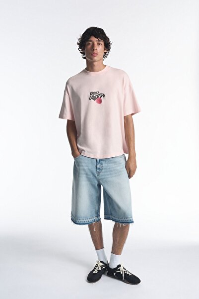 Pull & Bear STWD grafik baskılı tişört