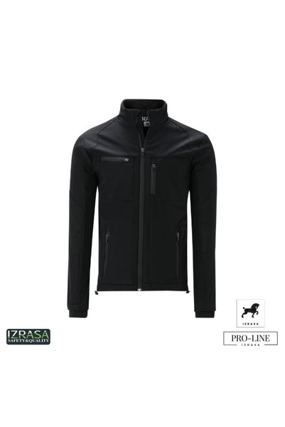 Izrasa Teknik Softshell Design Mont SM - Siyah | Windstopper, Su İtici, Nefes Alabilir