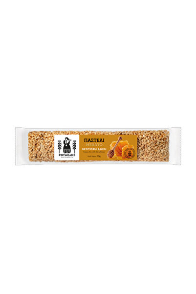 ROUMELI ΡΟΥΜΕΛΗ ΠΑΣΤΕΛΙ ΜΕΛΑΤΟ 70gr. - (ΜΕ ΕΞΤΡΑ ΜΕΛΙ ΚΑΙ ΣΟΥΣΑΜΙ)