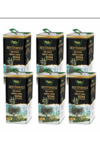 Zeytinbeyli 30 Lt Taş Baskı Soğuk Sıkım Sızma Zeytinyağı