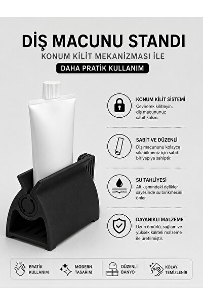 Onflow Location-Locked Toothpaste Stand – Toothpaste Squeezing Device and Org...
