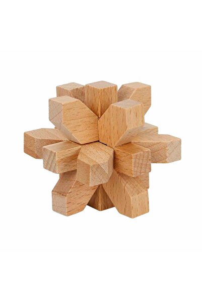 Sunman Puzzle 3D din lemn, Cub Burr