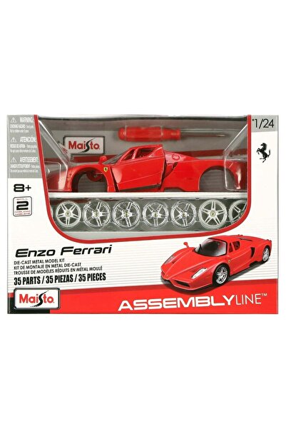 Maisto Set constructie masinuta metalica, Maisto, Ferrari Enz, 35 piese, 1:24...