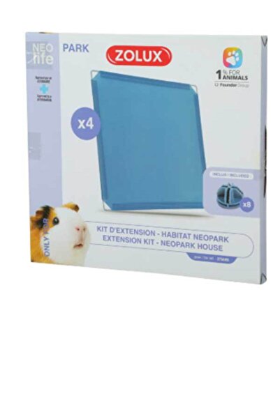 Zolux Extension Kit With 4 Solid Panels For Neolife Guinea Pig Neopark