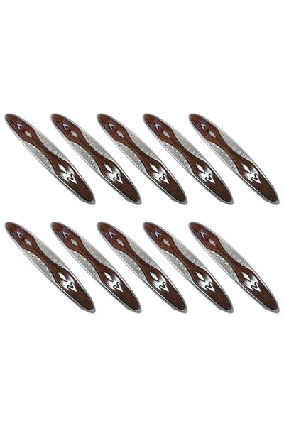 flores Set de 10 mânere din plastic, WJS-312, lungime 27 mm, distanță între g...