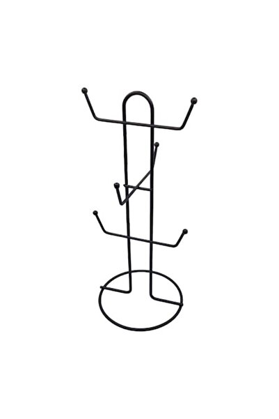 flores Vertical metal mug holder, Flores, matte black, 360 mm
