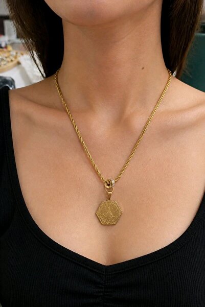 Monalisa Home Figured Anti-Tarnish Steel Adjustable Chain Luxury Necklace
