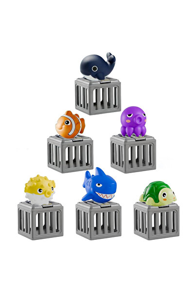 Choice5 g Toddler Bath Toy Play Set W/ Fish Box Floating Animals Water Swimmi...