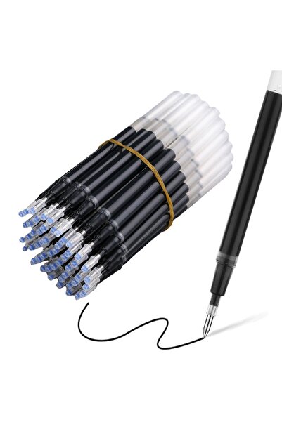 Choice black 1.0mm-20 pcs 0.5/0.7/1.0mm Large Capacity Ballpoint Pen Refills ...