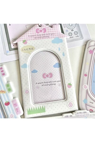 Choice 02 1PC Cartoon Kpop Photocard Holder Camera Mobile Phone Shaped Idol P...