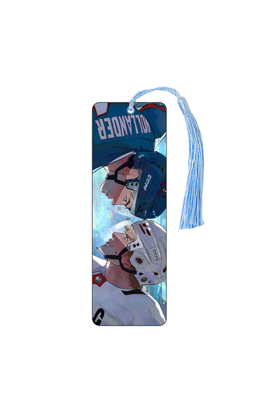 choice2 SQ0611 Heated Rivalry Bookmarks Ice Hockey Themed Metal Bookmarks wit...