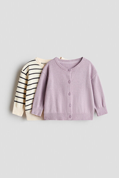 H&M 2'li Pamuklu Hırka