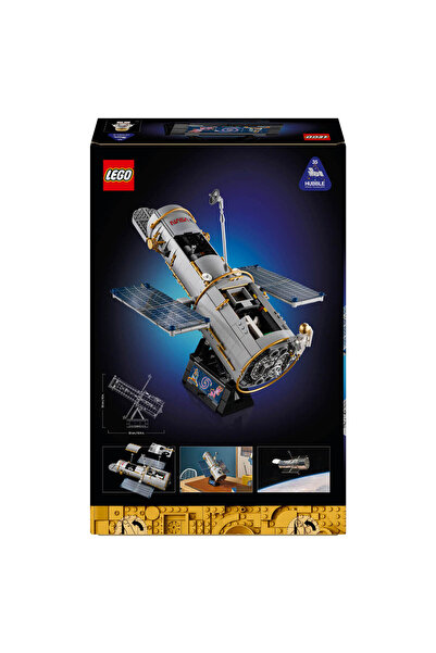 LEGO Icons Hubble Uzay Teleskobu 11382 - Yetişkinler için Uzay Temalı Dekoratif Model Yapım Seti (12