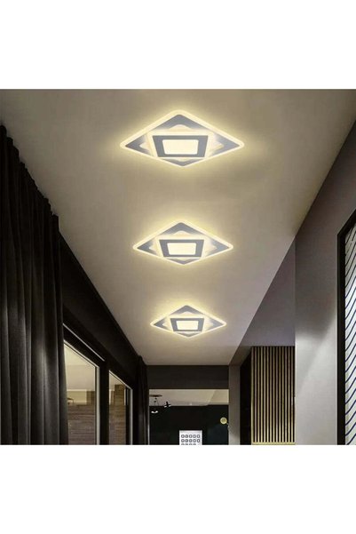 Alessandro DESIGN Lustra LED TAMIKA 22W, lumina Rece/Calda/Neutra, Alb