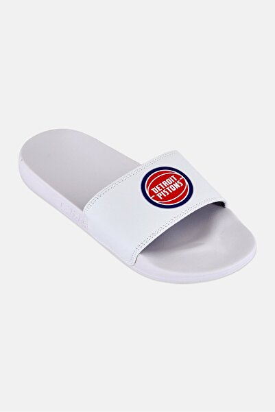 iSlide Kids Boy Dallas Mavericks Primary Logo Slip On Slides, White