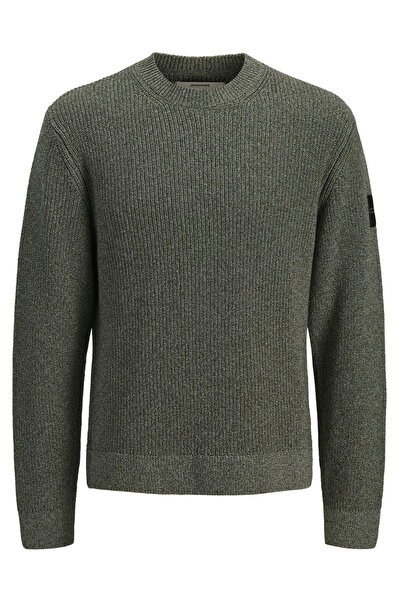 Jack & Jones Plus Size Crew Neck Knit Sweater - Fusion