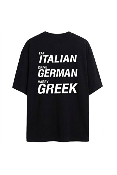 SVART WEAR Jedi italijanski, vozi nemački, ženi se sa Grkinjom, unisex majica...