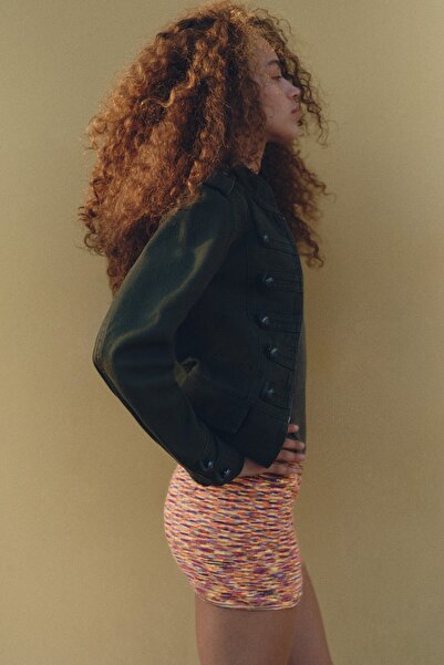 Pull & Bear Space dye triko şort