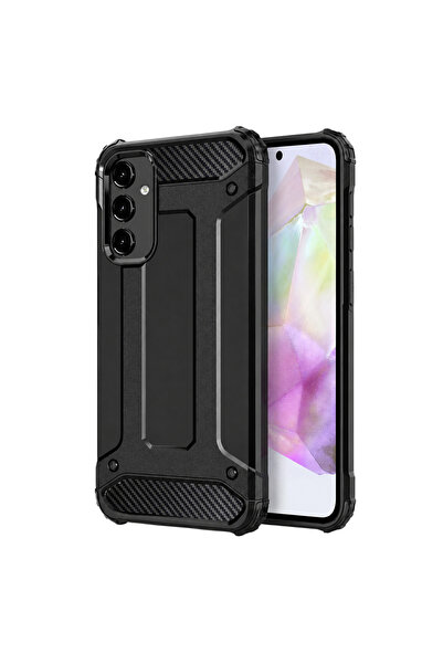 Techsuit Калъф за Samsung Galaxy A35 5G, Хибриден брониран, удароустойчива за...