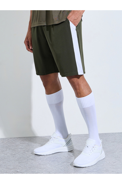 Styli Men Regular Fit Sport Shorts with Side Striped