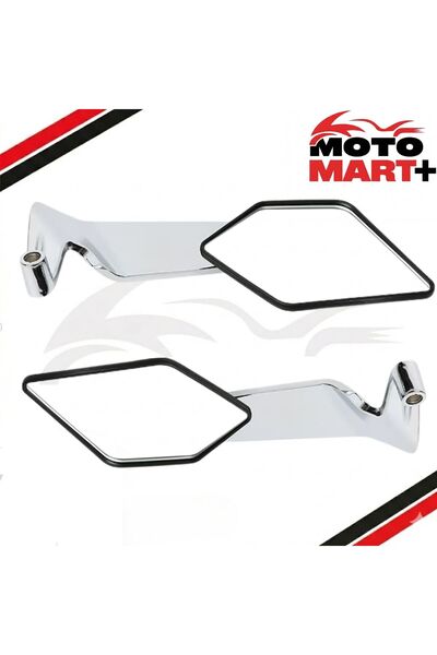motomart+ Mondial Drift L Gri Katlanır Ayna H2 Mr0666