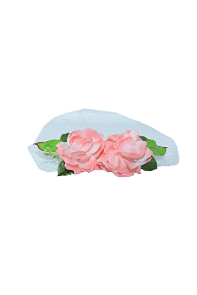 OEM Agraf pentru ocazie, elegante, de culoare corai-alb