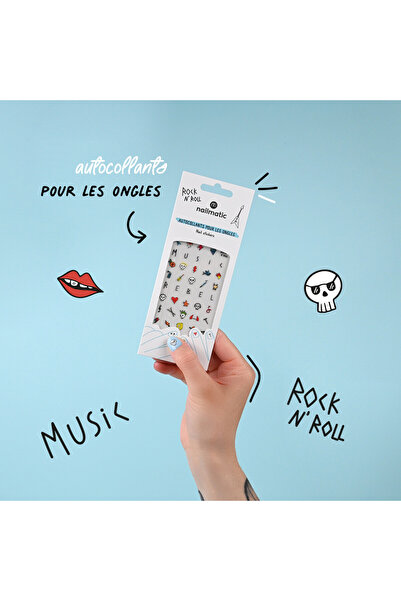NAILMATIC 55 NAIL STICKERS ROCK FOR ADULTS