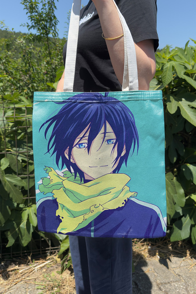 ZipZap Noragami V4 Summer Winter Double Sided Canvas Print Tote Bag Anime Bag