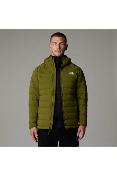 THE NORTH FACE M Bellevıew Stretch down Hoodie Men's Khaki Coat