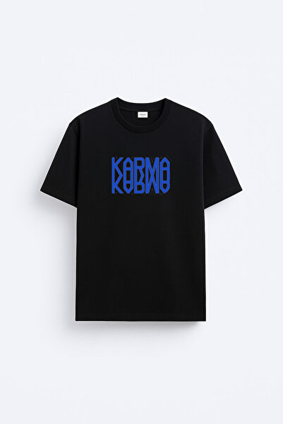 cesita Μπλουζάκι Stray Kids Karma με στάμπα από βαμβάκι σε μαύρο χρώμα