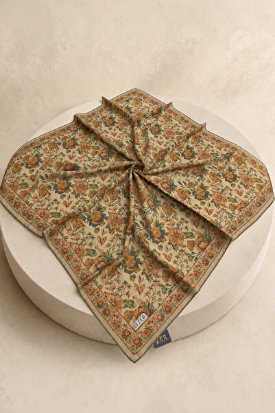 İlkbenaldim Zer Floral Patterned Hijab Scarf – Stylish Women's Scarf Models