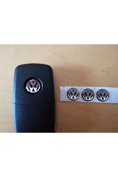GARDENAUTO 12 Mm Vw Caddy Tiguan Amarok 2 Pieces Vehicle Key Logo Emblem