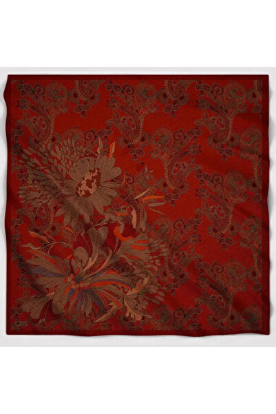 ED Scarf KOYU TURUNCU Vision Art Collection Flare Eşarp