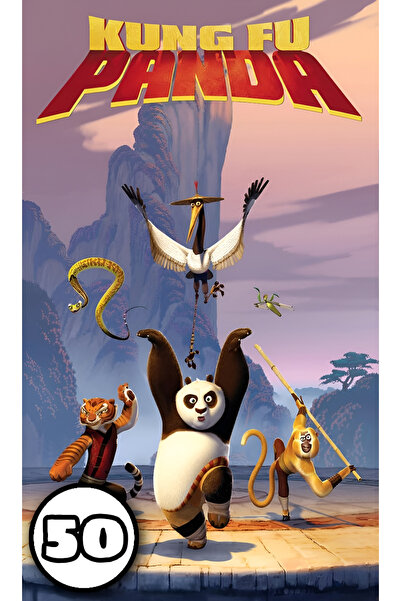 Kung-Fu Panda Βιβλίο ζωγραφικής, 50 εικονογραφήσεις Kung Fu Panda, A4