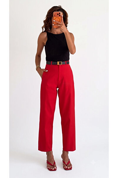 MADAME MELEK Pantaloni din denim din țesătură, de marcă originală premium, cu...