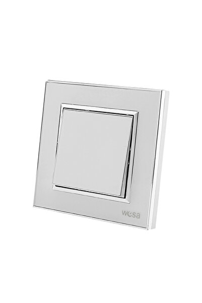 Choice 1 Gang 1 Way Switch White 250V 16A AC Acrylic Panel Flame Retardant Cl...
