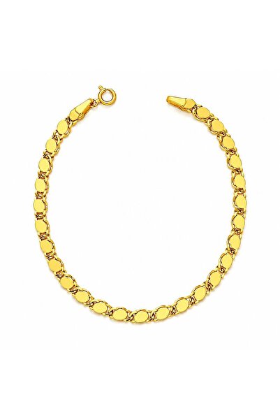 Sembol Gold 14 Ayar Halep Pullu Altın Bileklik 1,80 Gram 17 cm