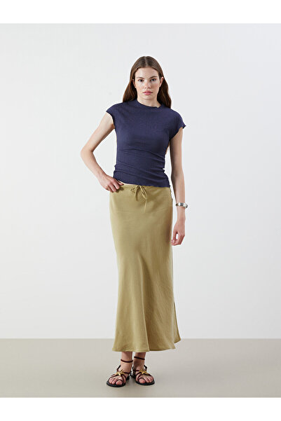 LC Waikiki Trendlucky Modal Blend Skirt with Tie Waist