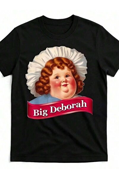 9TAY Vintage Big Deborah Character Print TShirt, Perfect Home, Going Out Or A...