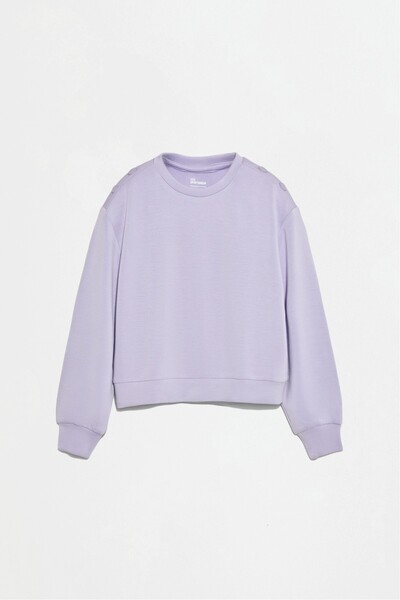 LEFTIES Viskozlu düğmeli sweatshirt