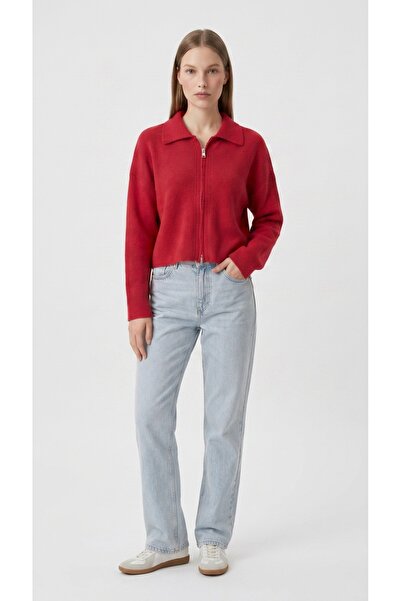 fujya Double-Zip Elite Polo Collar Knitwear Cardigan