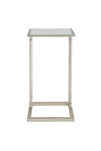 UTTERMOST Henzler 30 W x 63 H x 33 D Silver Rectangle C Table Table with Beve...