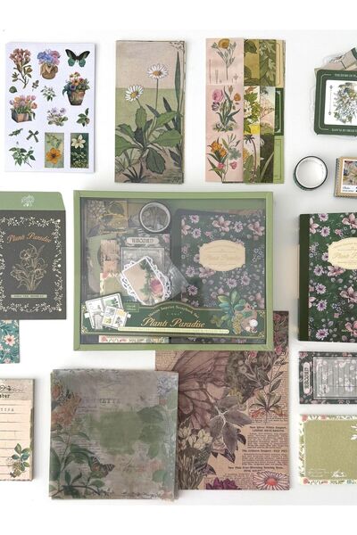 Kağıt Gemi Dükkan Vintage Plants Paradise Botanik Temalı 180 Parça Dopdolu Jo...