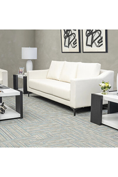 Midas Furniture دايرو أوفيس 3 مقاعد أريكة بيضاء
