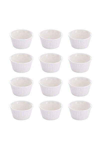 Dove 12-Piece Mini Sauce Dish White 3inch
