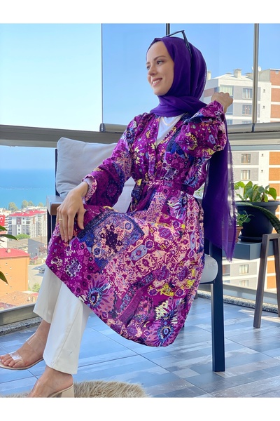 TESETTÜREVİM Mor kimono