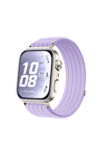 Techsuit Υφασμάτινο Λουράκι Μωβ (Huawei Watch Fit 5)