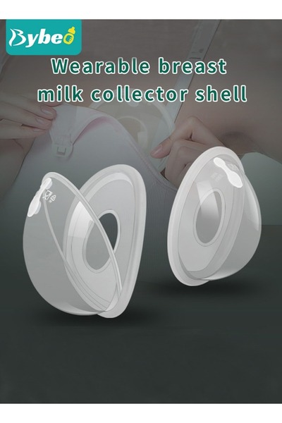 BYBEO Silicone Shell & Milk Collection Catcher for Breastfeeding Relief (2 in...