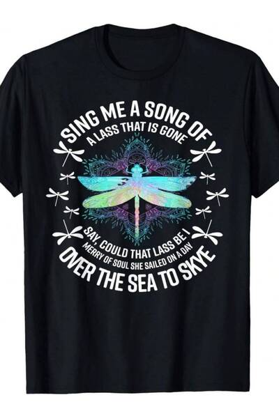KYMC07 متعدد الاستخدامات ويُناسب الجميع، تي شيرت Dragonfly Sing Me Song Of A ...